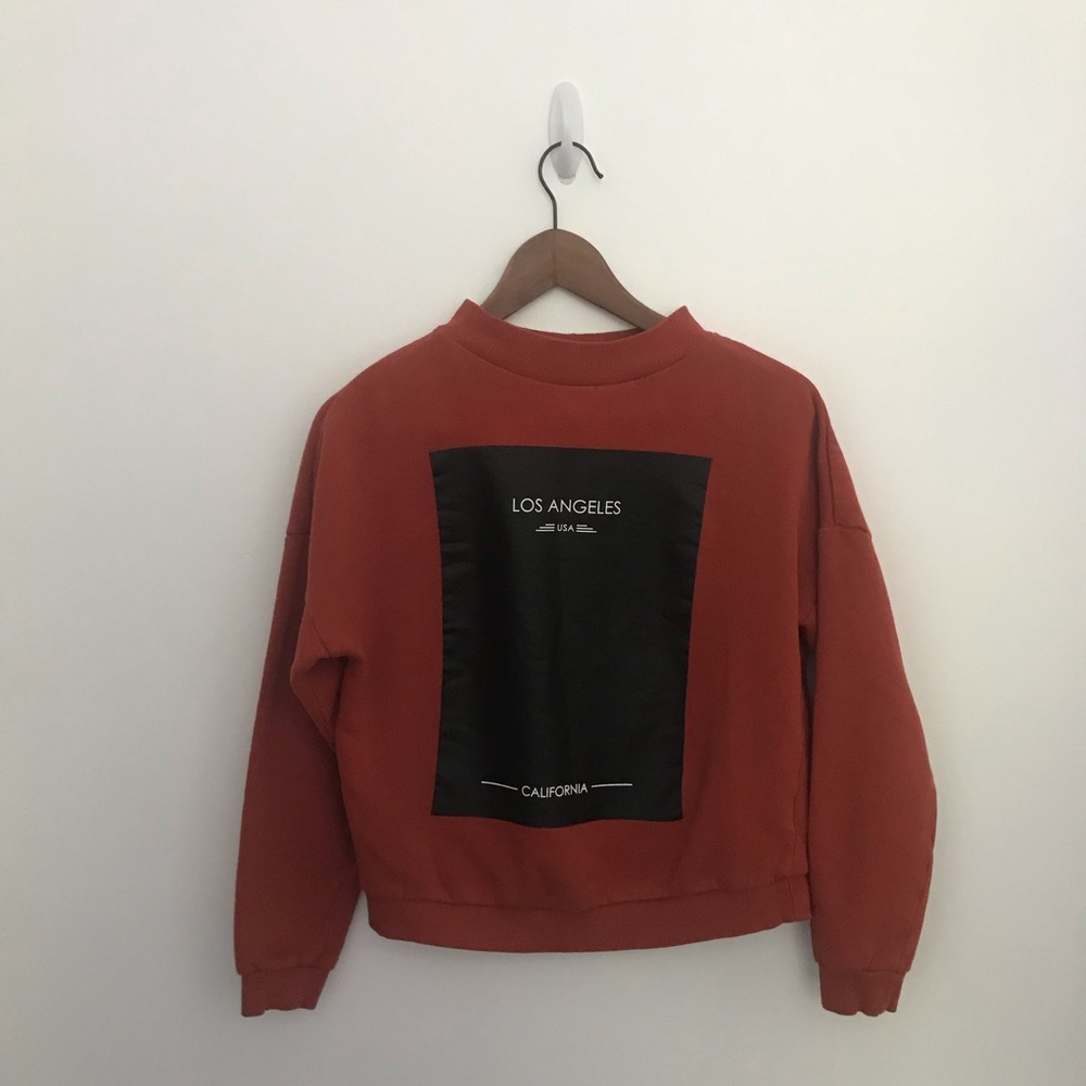 H&M Graphic Pullover Sweatshirt